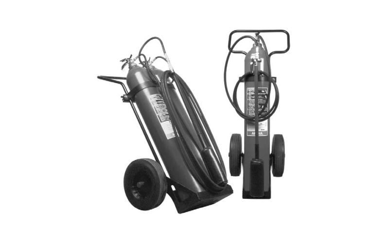 Trolley Mounted CO2 Fire Extinguisher