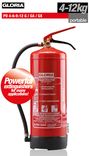 German-engineered 6kg DCP Fire Extinguisher – EN3, MED & BSI approved for rapid multi-class fire suppression.