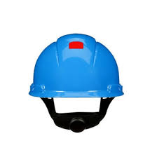 3M SecureFit™ H-703SFR-UV – Blue Hard Hat with UVicator™ and Pressure Diffusion Suspension for Smart Comfort and Safety