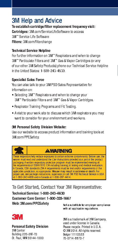 3M™ Multi Gas/Vapor Cartridge 6006: Versatile multi-gas cartridge for broad-spectrum protection—engineered for safety, comfort, and compatibility. - Image 3
