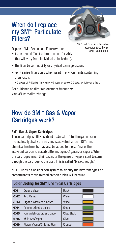 3M™ Multi Gas/Vapor Cartridge 6006: Versatile multi-gas cartridge for broad-spectrum protection—engineered for safety, comfort, and compatibility. - Image 19