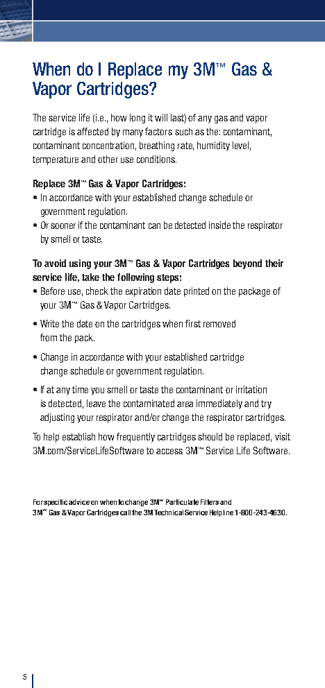 3M™ Multi Gas/Vapor Cartridge 6006: Versatile multi-gas cartridge for broad-spectrum protection—engineered for safety, comfort, and compatibility. - Image 17
