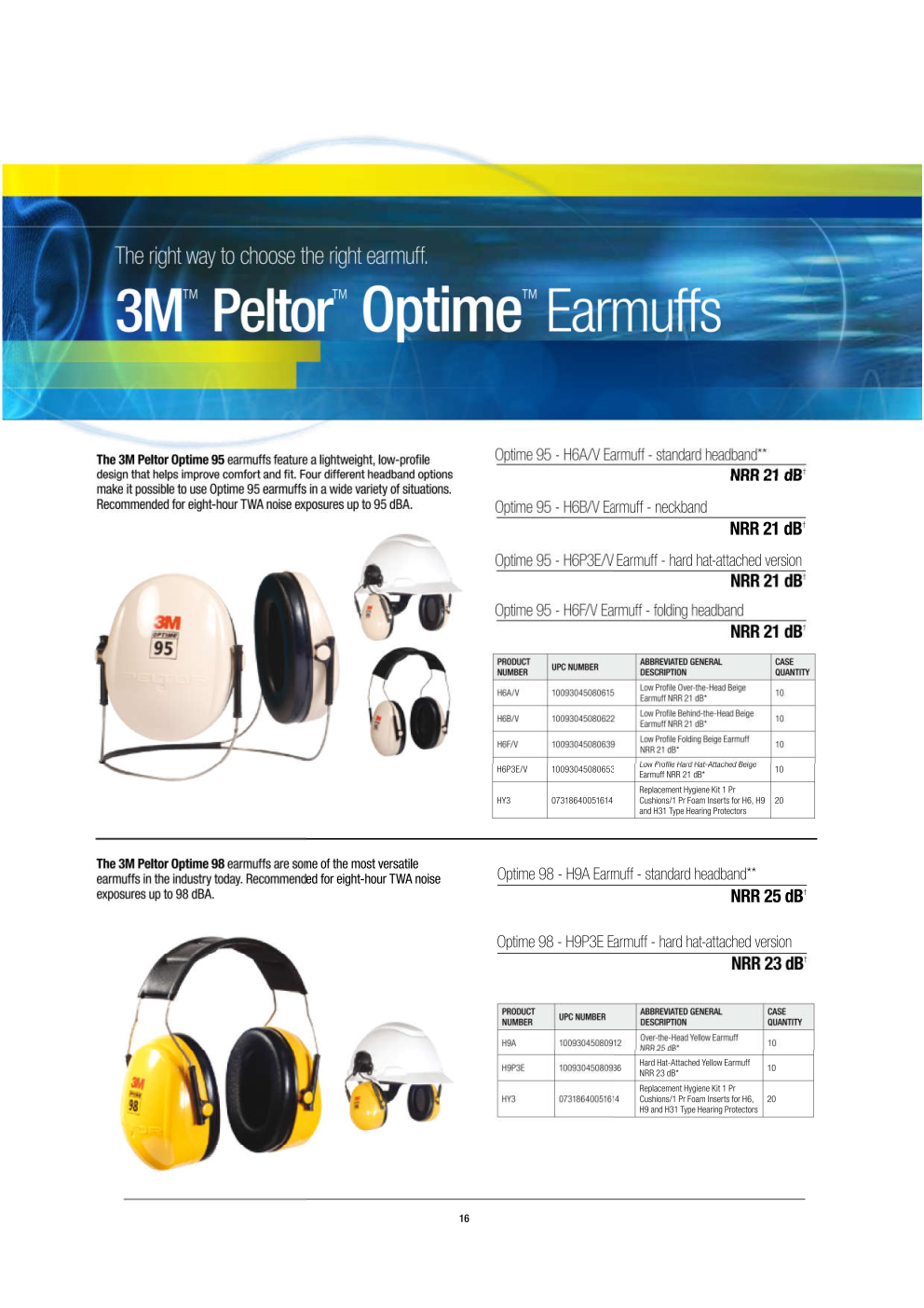 3M™ PELTOR™ Optime™ 105 Earmuffs H10A; Maximum Protection: Premium, Double-Shell Earmuffs for Extreme Noise (NRR 30 dB), Ultimate Comfort, Over-the-Head Design. - Image 3