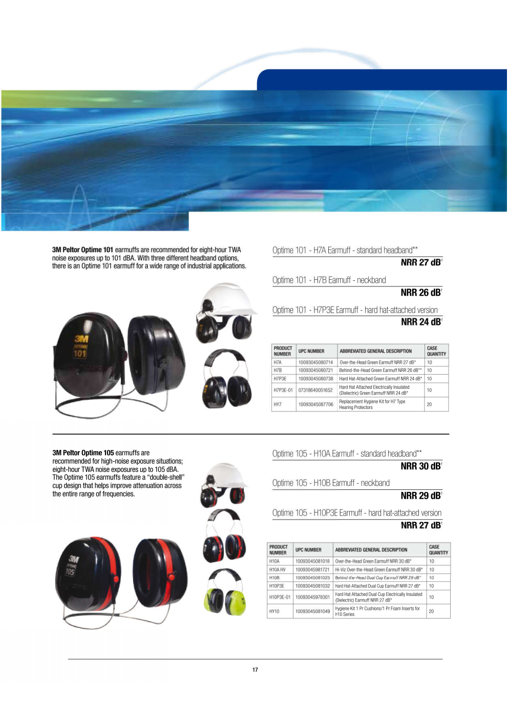 3M™ PELTOR™ Optime™ 105 Earmuffs H10A; Maximum Protection: Premium, Double-Shell Earmuffs for Extreme Noise (NRR 30 dB), Ultimate Comfort, Over-the-Head Design. - Image 2