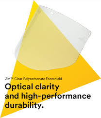 3M™ Clear Polycarbonate Faceshield WP96