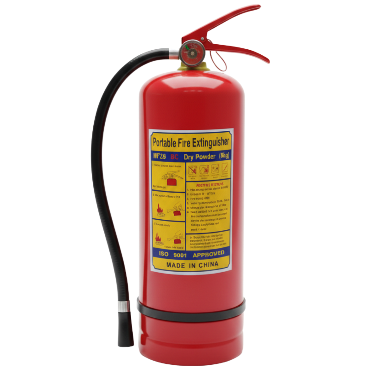 ABC Fire Extinguisher 8KG Dry Chemical Powder
