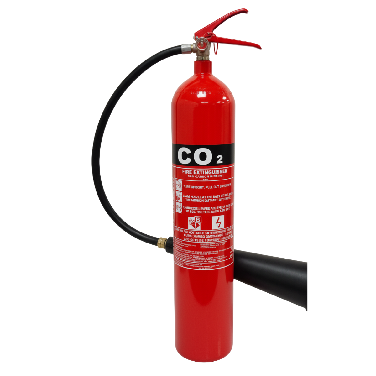 Carbon Dioxide Fire Extinguisher 5KG - BS EN3 Certified