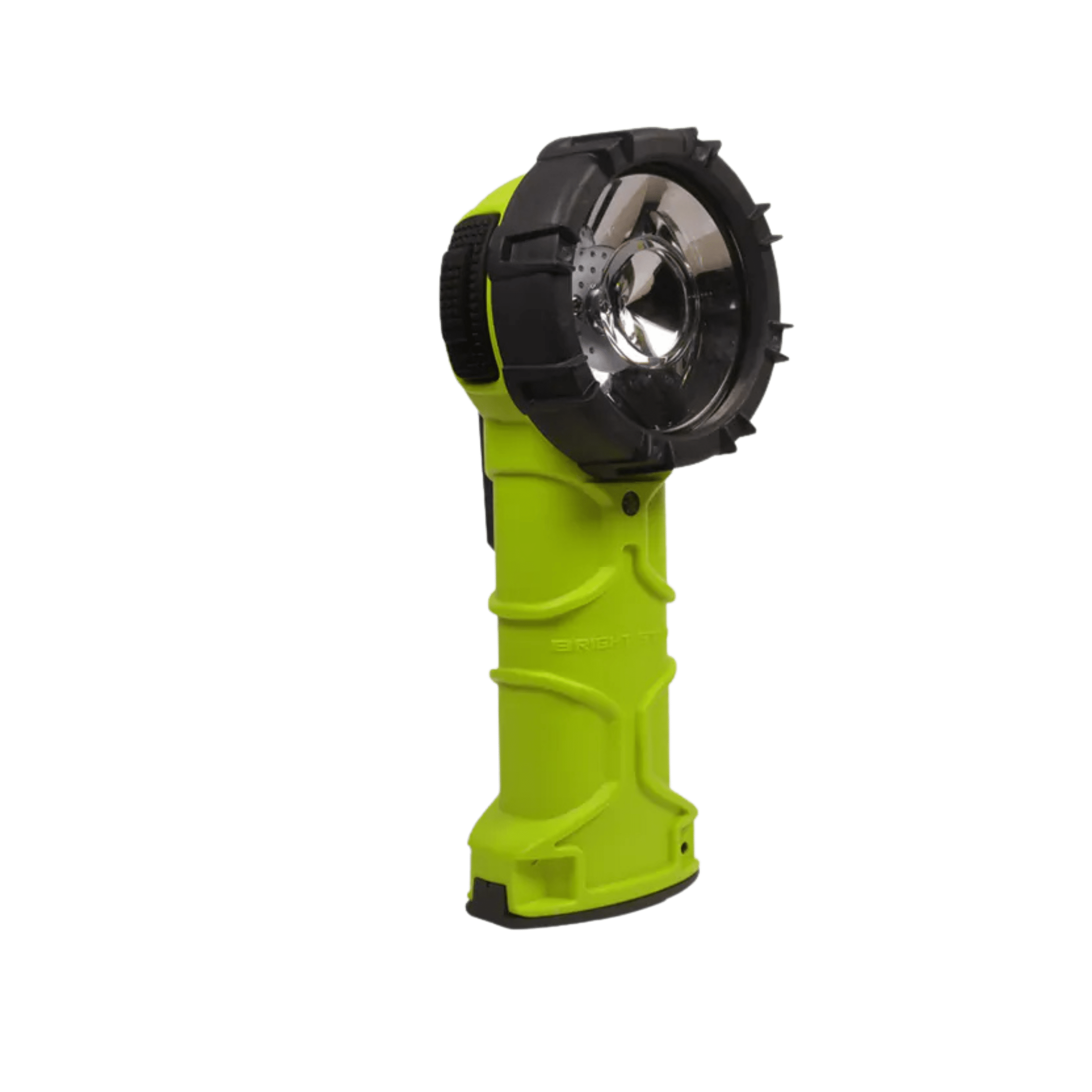 Responder right-angle firefighter flashlight for emergency response