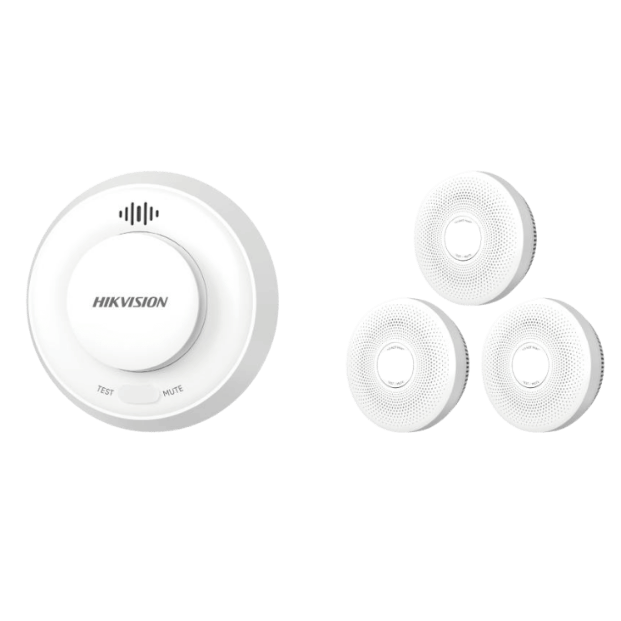 Hikvision Wi-Fi Interlinked Smoke Alarm Kit (1 Gateway + 3 Detectors) – HF-KS2-WF/R