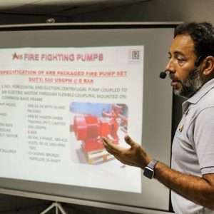Launching of ARB Fire Fighting Pumps